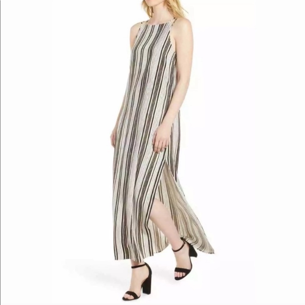 cupcakes and cashmere striped maxi dress